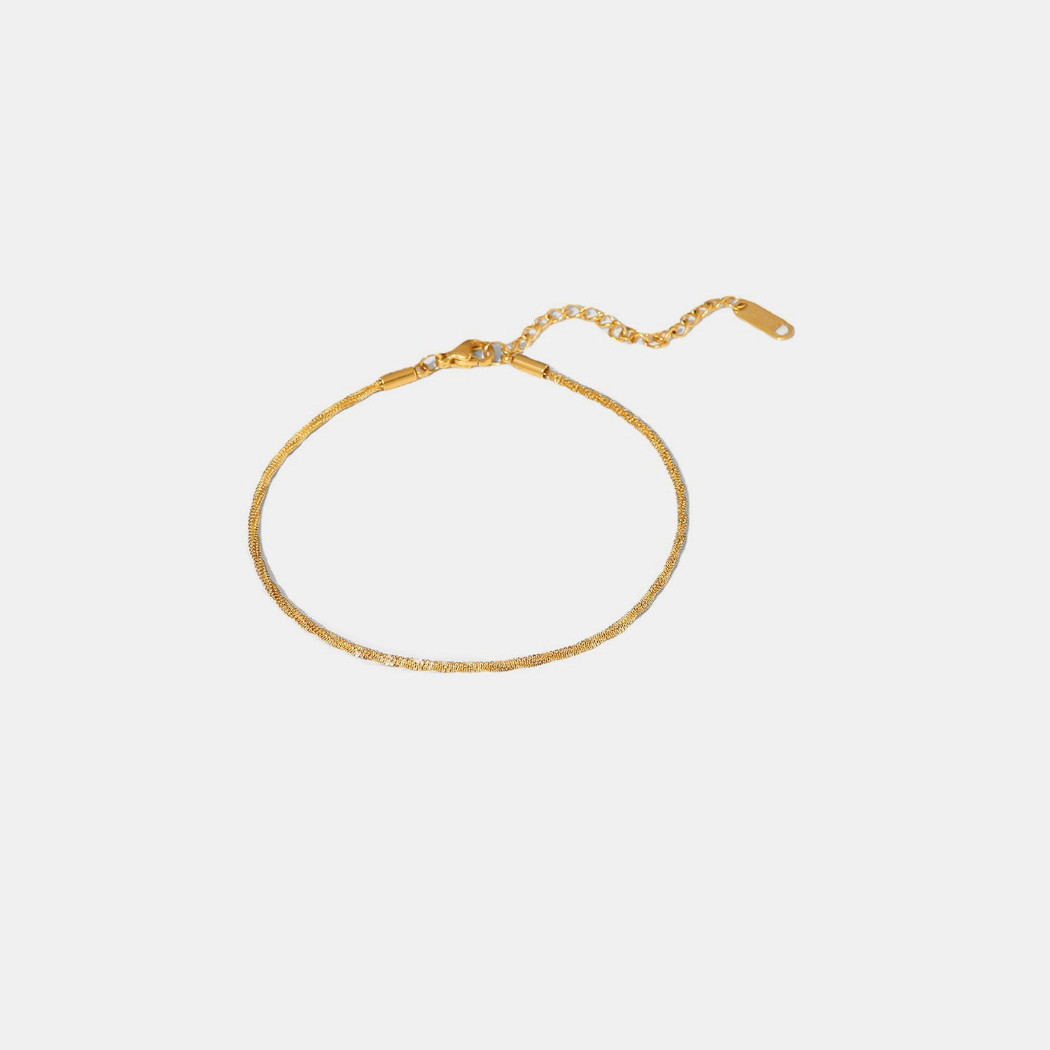 Minimalist Stainless Steel Anklet
