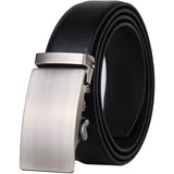 Microfiber Leather Mens Ratchet Belt, Belts For Men Adjustable Automatic Buckle
