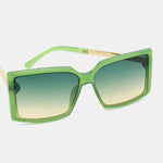 Polycarbonate Frame Square Sunglasses
