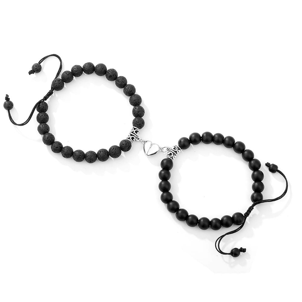 A Pair Of Magnetic Couple Bracelets Induce Vibration
