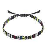 Hand Woven Rainbow Color Anklet Bohemian Style
