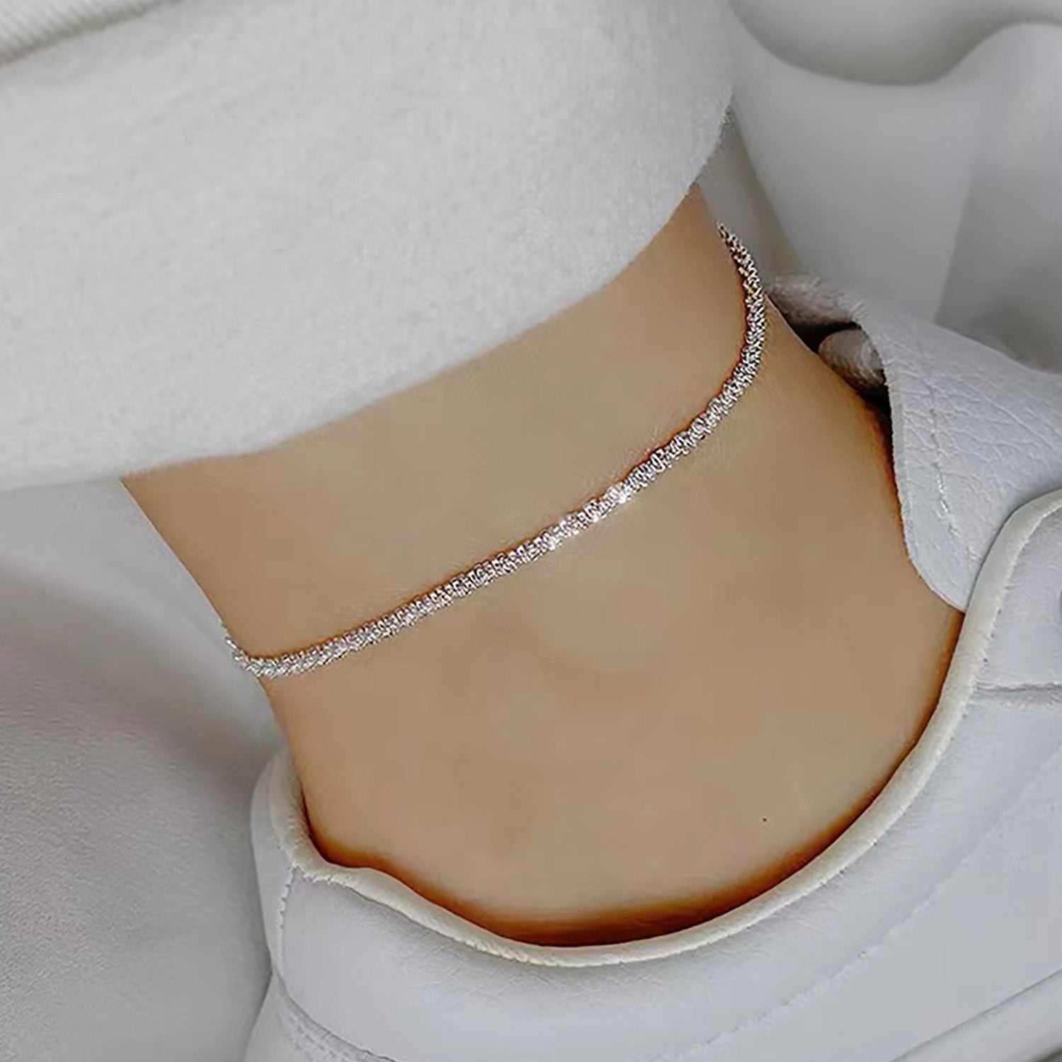 Minimalist Stainless Steel Anklet
