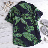 Beach holiday print men's shirt
