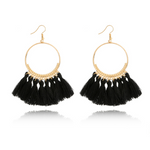 Big Round Drop Dangle Earrings
