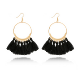 Big Round Drop Dangle Earrings
