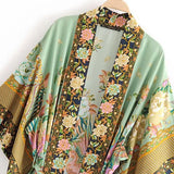 Positioning printed cardigan robe
