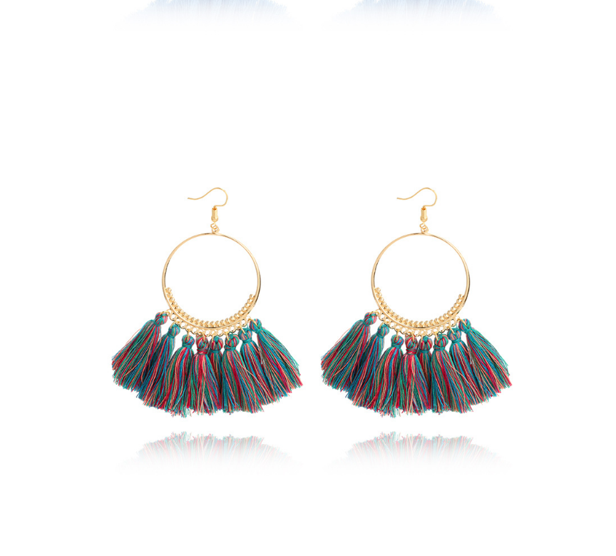 Big Round Drop Dangle Earrings
