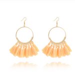 Big Round Drop Dangle Earrings
