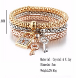 Alloy Tricolor Set Stretch Popcorn Corn Chain
