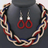 Hand-woven rope necklace chain
