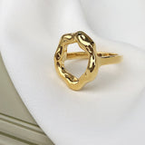 Vintage personality French cold wind ring
