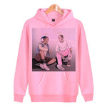 Loose Hooded Lovers Sweatshirt
