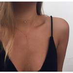 Multilayer Lariat Necklace
