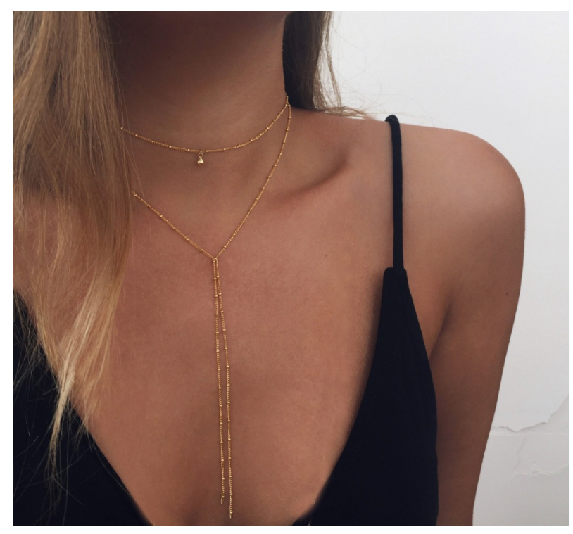 Multilayer Lariat Necklace
