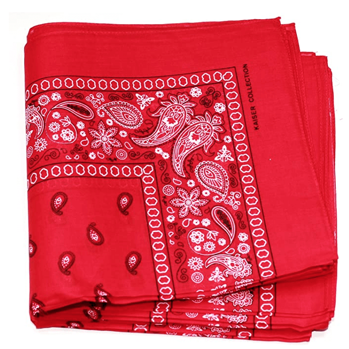 Cashew Flower Paisley Hip Hop Square Scarf
