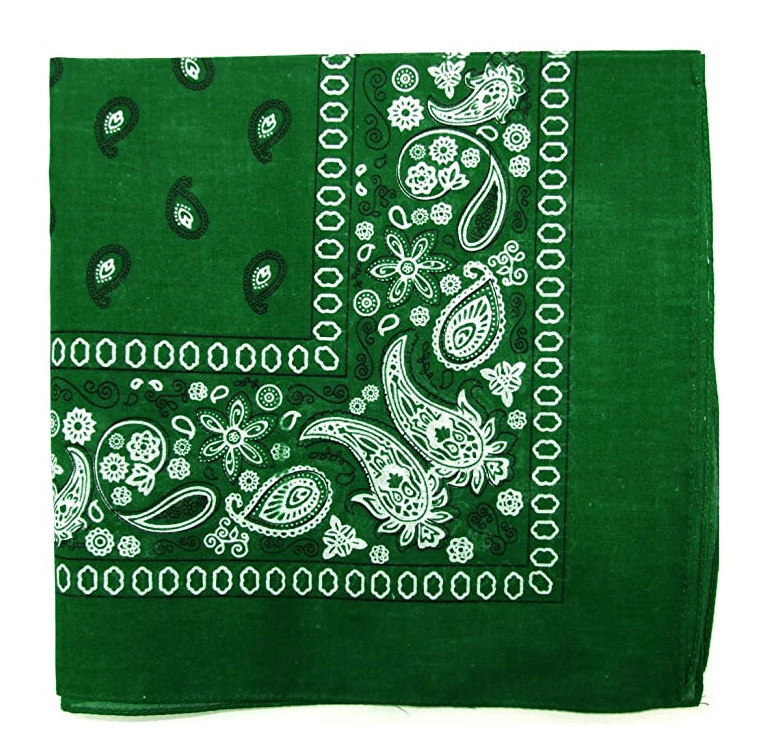 Cashew Flower Paisley Hip Hop Square Scarf
