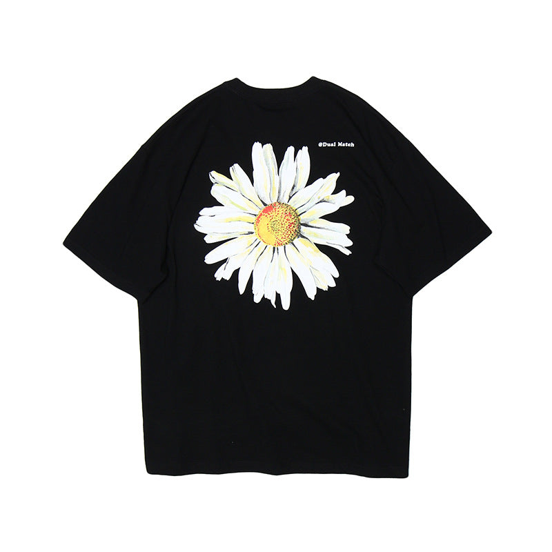 Small daisy flower print short sleeve
