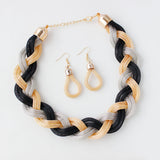 Hand-woven rope necklace chain
