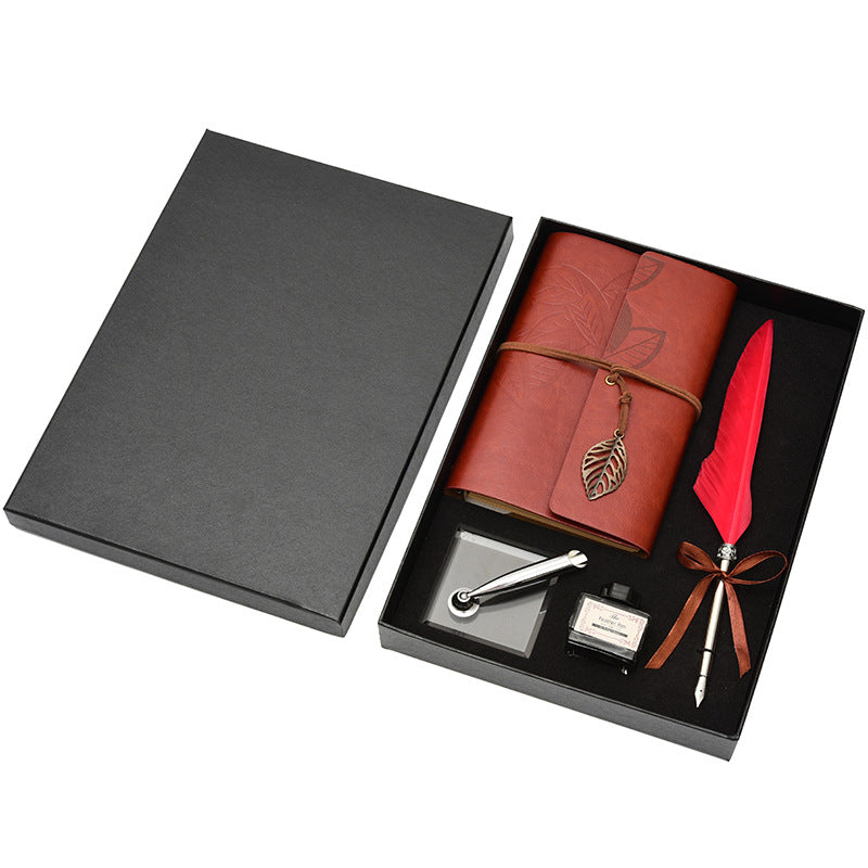 Feather Dip Pen Gift Set
