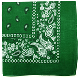 Cashew Flower Paisley Hip Hop Square Scarf
