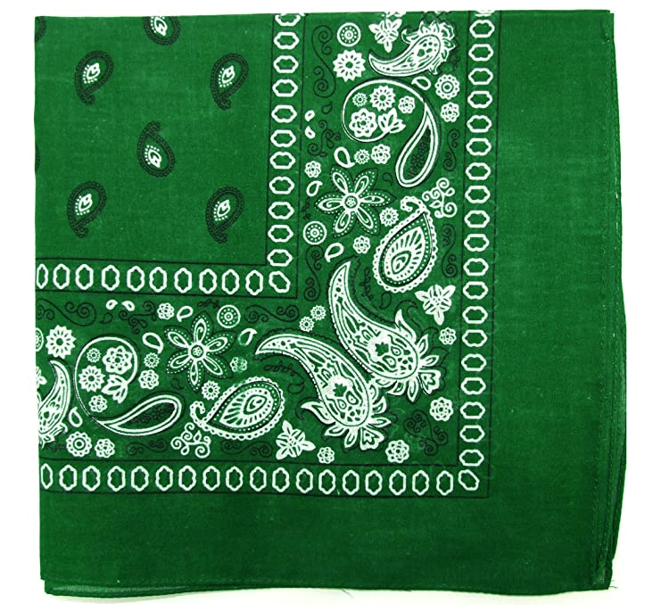 Cashew Flower Paisley Hip Hop Square Scarf
