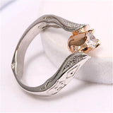 Flower Separation Simulation Diamond Ring
