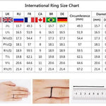 Wish hot sale zircon ring wholesale high-end foreign trade hot jewelry European and American popular luxury double-layer ring
