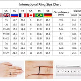 Wish hot sale zircon ring wholesale high-end foreign trade hot jewelry European and American popular luxury double-layer ring
