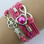 Fashion Retro Cupid's Arrow Love Pearl Multilayer Bracelet
