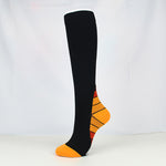 Sports Fitness Camouflage Gradient Football Socks Elastic Socks
