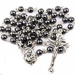 Non-Magnetic Black Gallstone Cross
