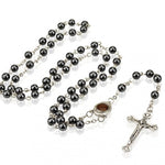 Non-Magnetic Black Gallstone Cross
