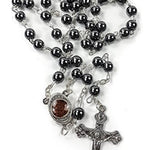 Non-Magnetic Black Gallstone Cross
