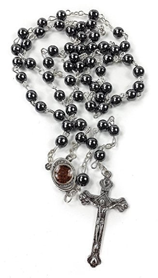 Non-Magnetic Black Gallstone Cross
