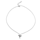 Alloy Shark Tooth Pendant Women'S Necklace
