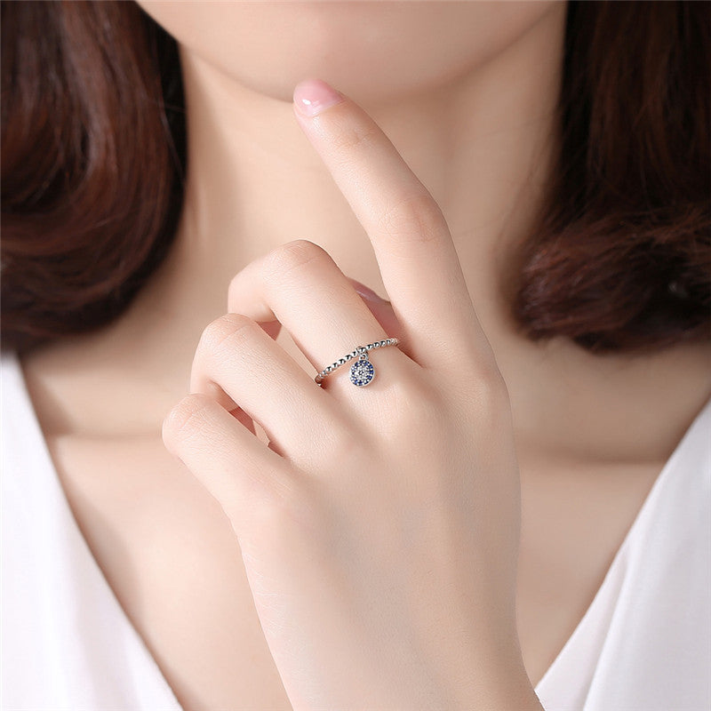 Personality Metal Creative Eye Ring Women
