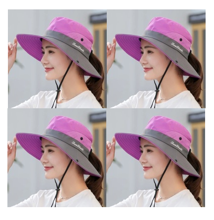 Outdoor Sunshade Hat Couple Fisherman's Hat
