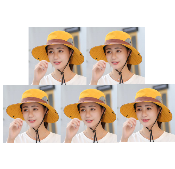 Outdoor Sunshade Hat Couple Fisherman's Hat
