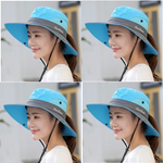 Outdoor Sunshade Hat Couple Fisherman's Hat
