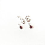 Long Style Design Earrings Female Ruby Earrings
