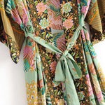 Positioning printed cardigan robe
