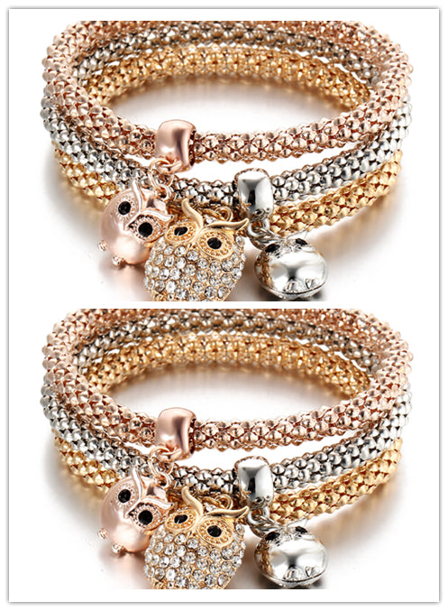 Alloy Tricolor Set Stretch Popcorn Corn Chain
