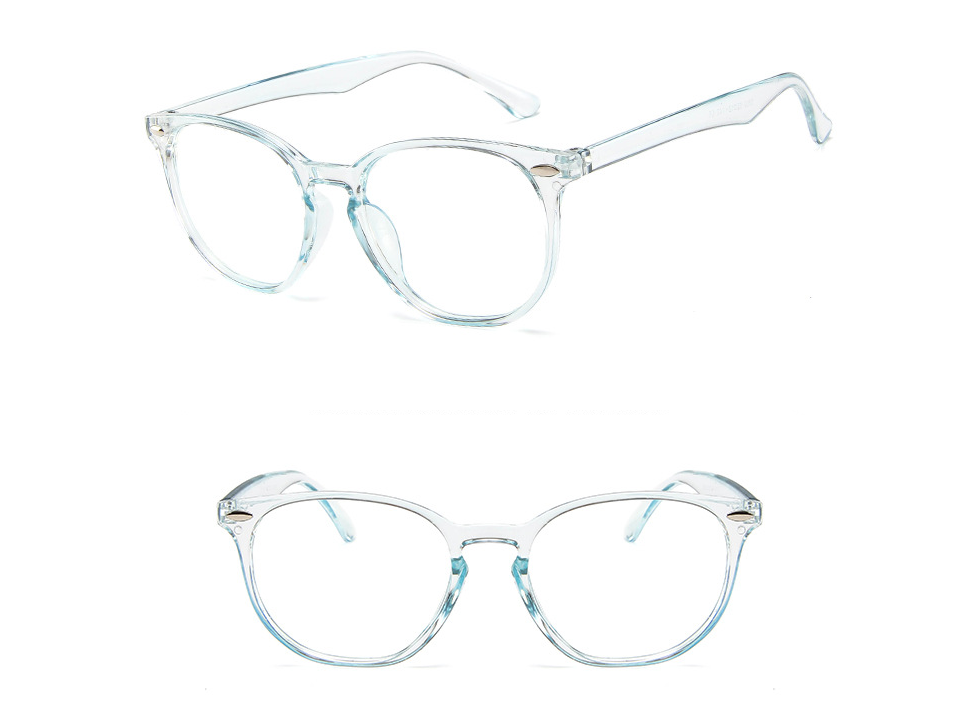 Anti Blue Light Round Computer Glasses Eyewear Frame
