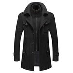 Cold-resistant plus cotton woolen men's jacket
