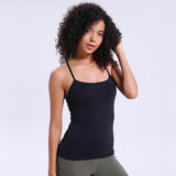 Lightweight Womens Fitted Sexy Tank Top Y Strip Back
