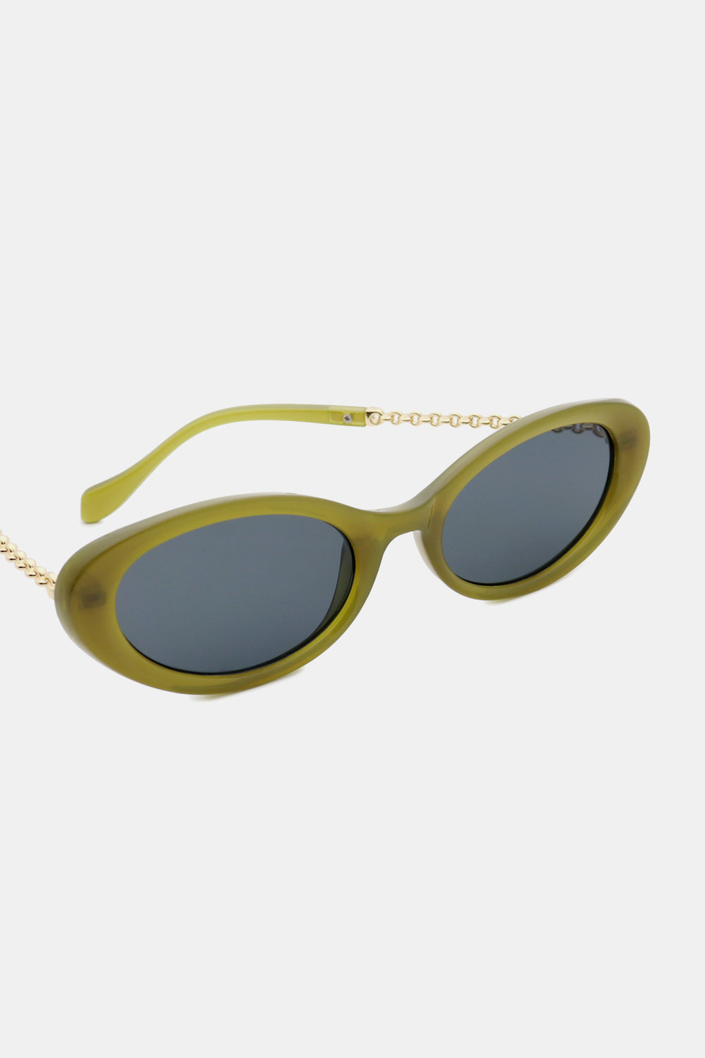 Polycarbonate Frame Cat-Eye Sunglasses
