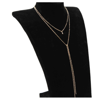 Multilayer Lariat Necklace
