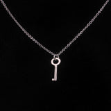 Unlockable Personality Necklace Couple Lock And Key Pendant
