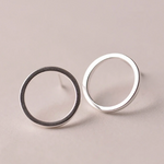 Minimalist Stud Earrings Tiny Circle Earrings Contracted Earrings Girl
