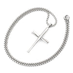 Baseball bat cross hip hop necklace
